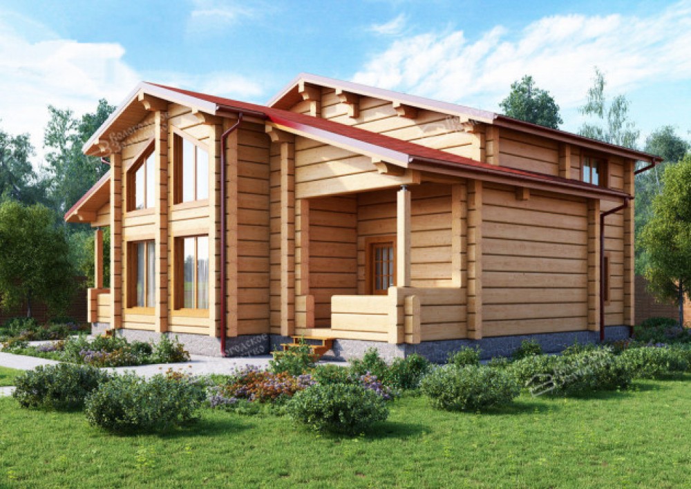 Дом из клееного бруса VZ-326 